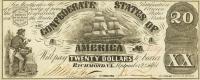 Gallery image for Confederate States of America p31b: 20 Dollars